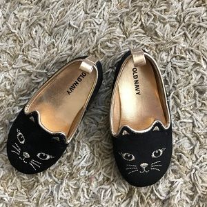 Kitty cat ballet flats for toddler/baby Sz 6